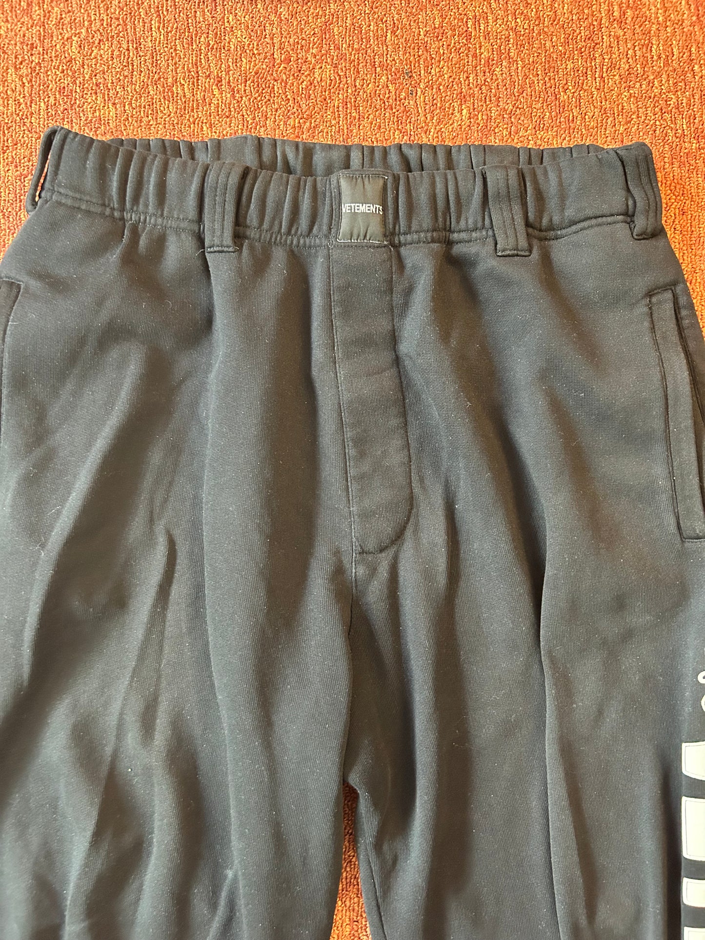 Vetements SS19 Pocket Logo Sweatpants