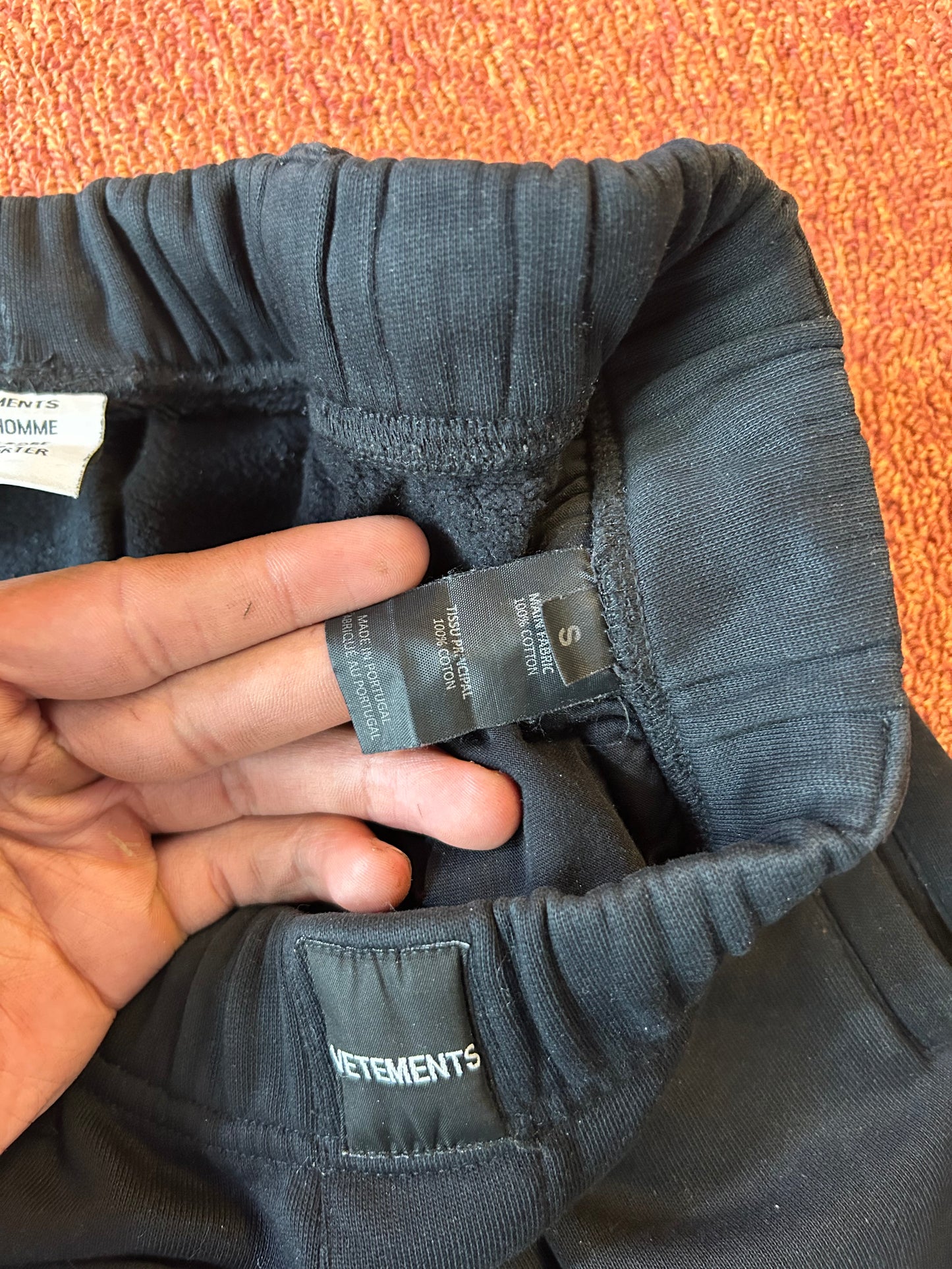 Vetements SS19 Pocket Logo Sweatpants