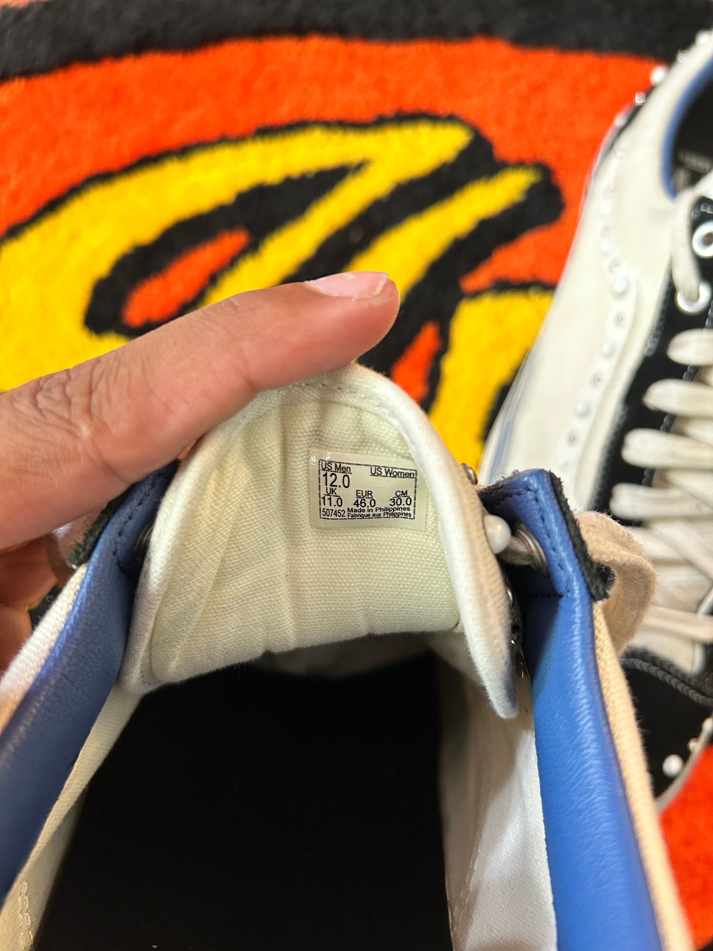 Pearlized Marshmallow Vans