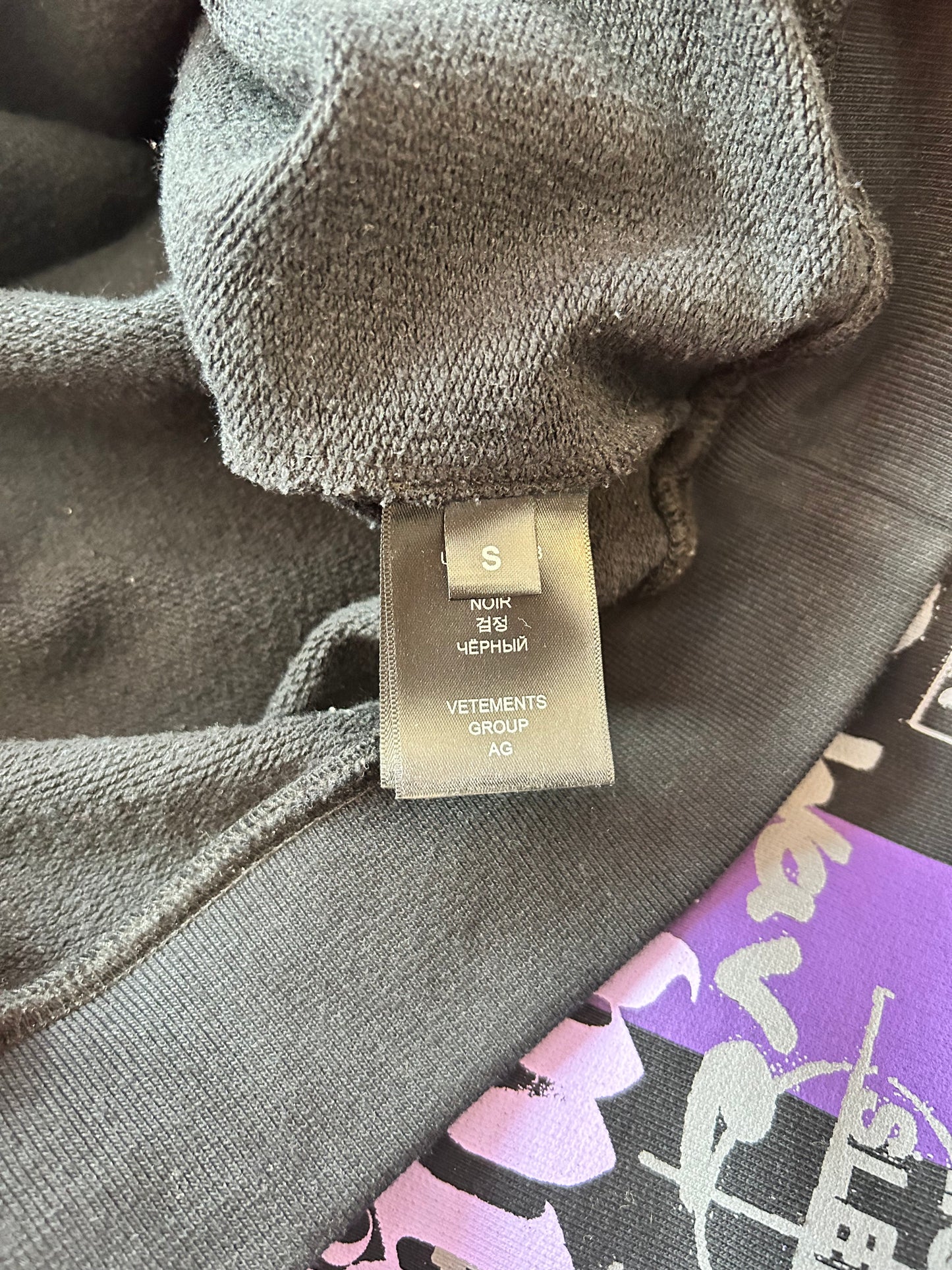 Vetements Maybe Mental Hoodie