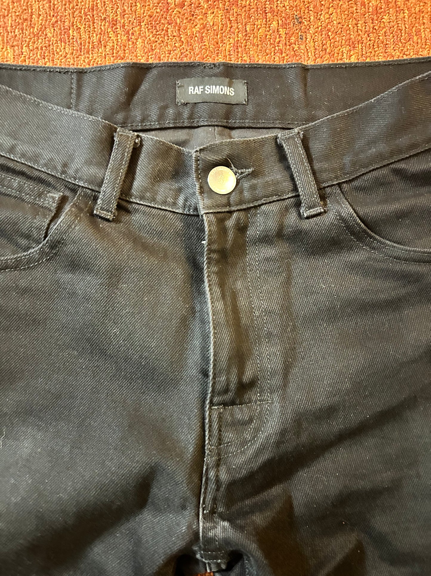 SS20 Raf Simons Destroyed Denim Pants