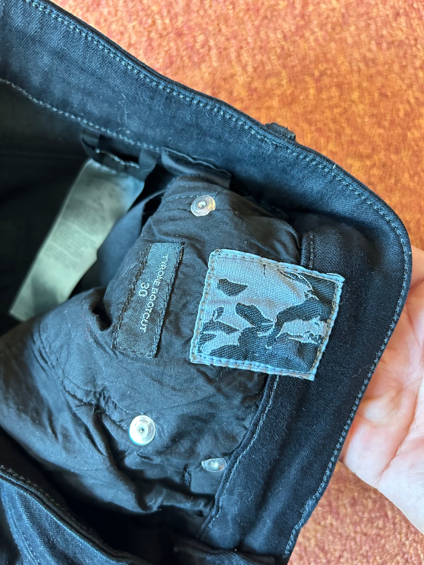 Rick Owens Slashed Tyrone Bootcut Jeans