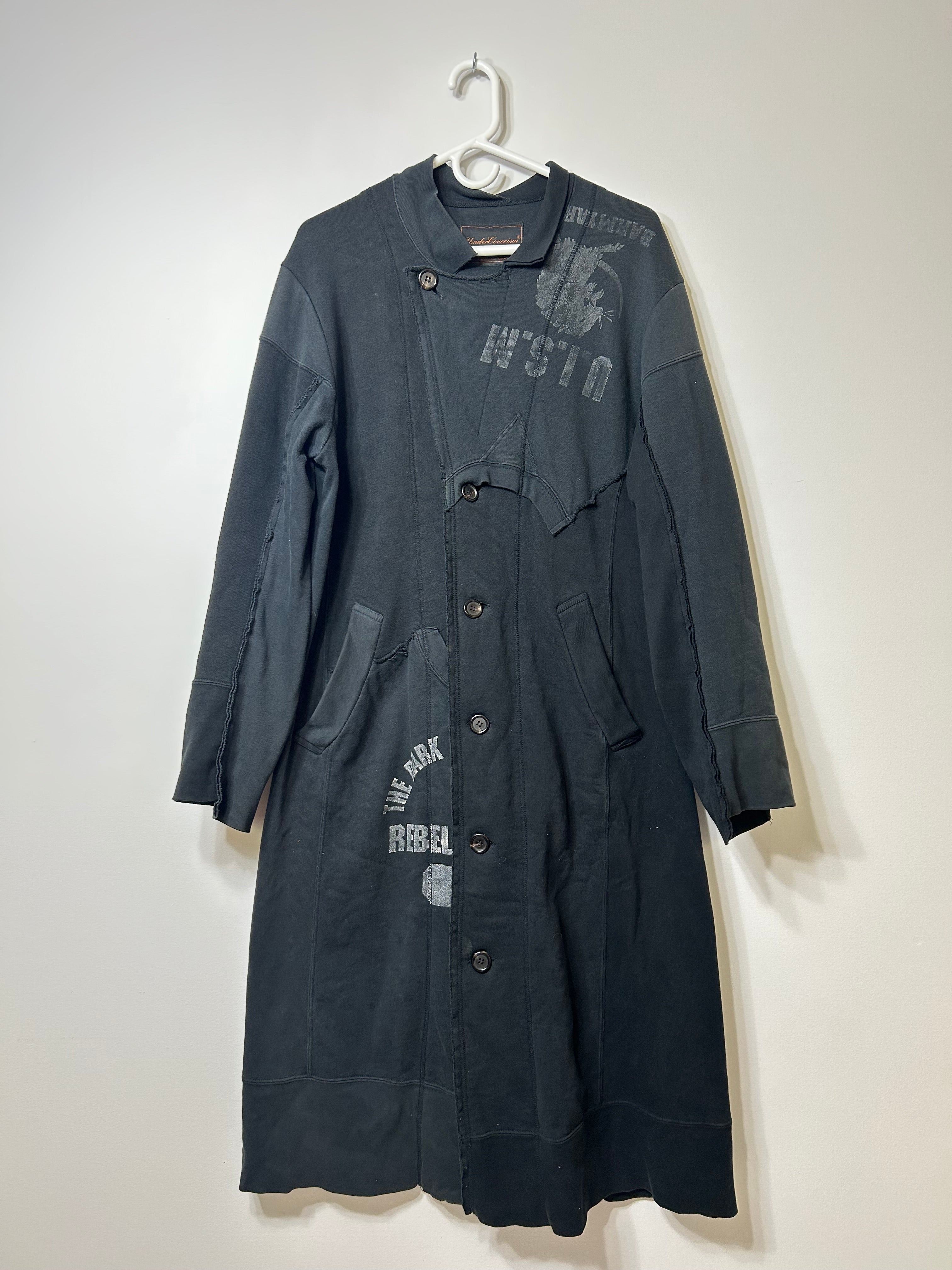 Undercover AW03 Paper Doll reconstructed hybrid long coat