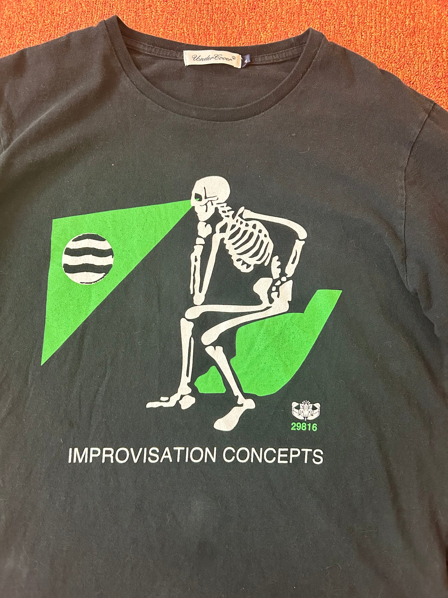 Undercover “IMPROVISATION CONCEPTS” Tee (Size Large/4)