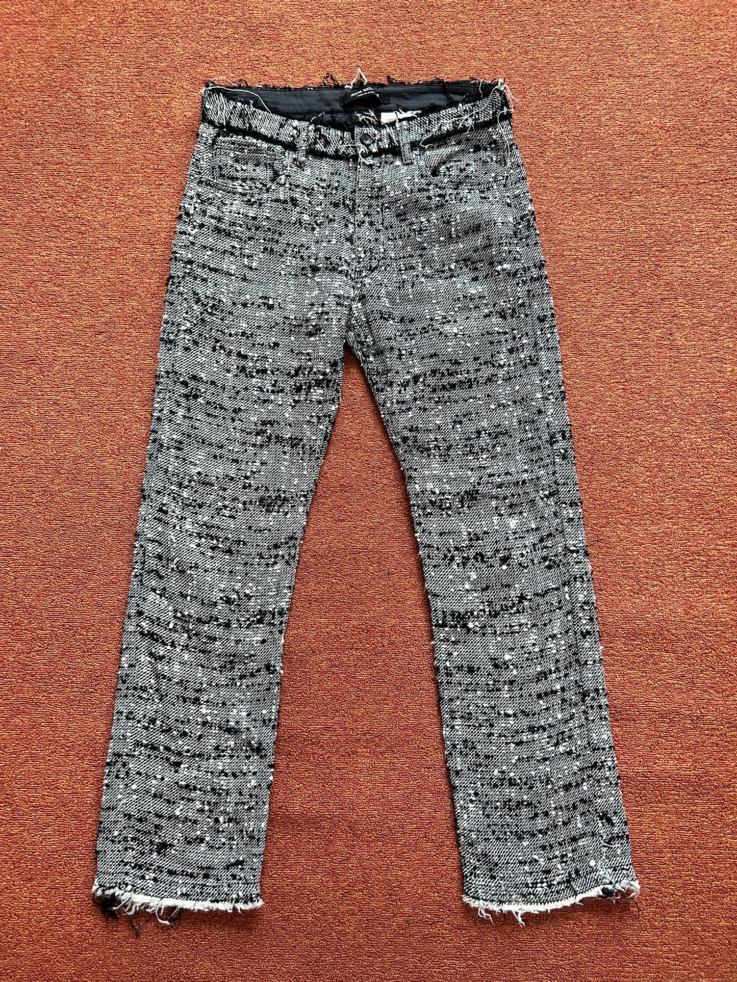 Junya Watanabe Ss05 distressed tweed pants