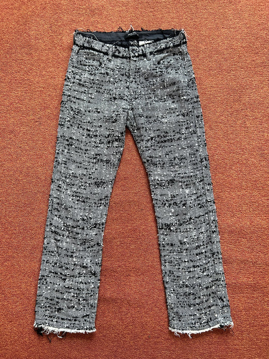 Junya Watanabe Ss05 distressed tweed pants