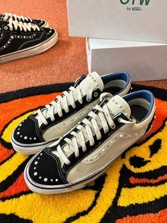 Pearlized Marshmallow Vans